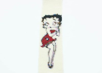 Pulsera betty boop estirada de frente